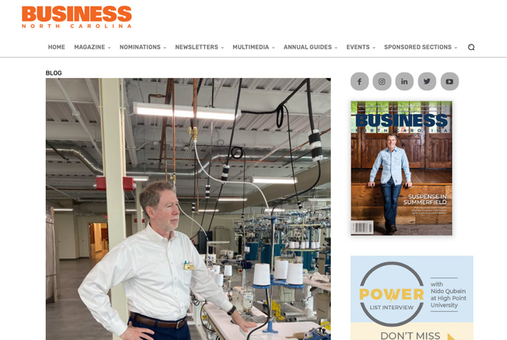 Catawba textiles training center scores big for manufacturers