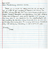 Thank you from Student