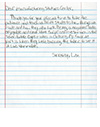 Thank you from Student