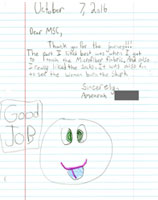 Thank you from Student